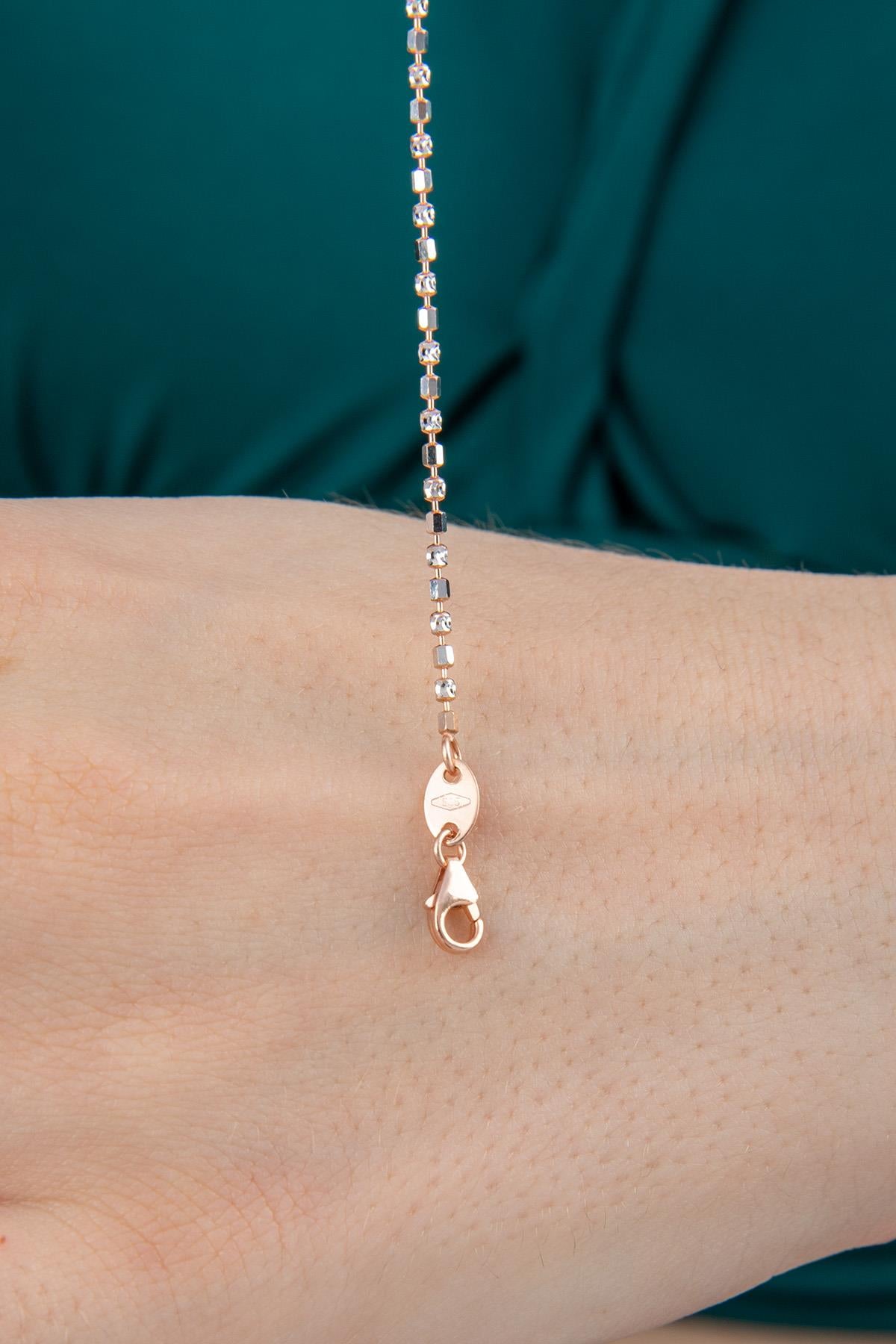14K Gold Elegant Dorica Ball Bracelet