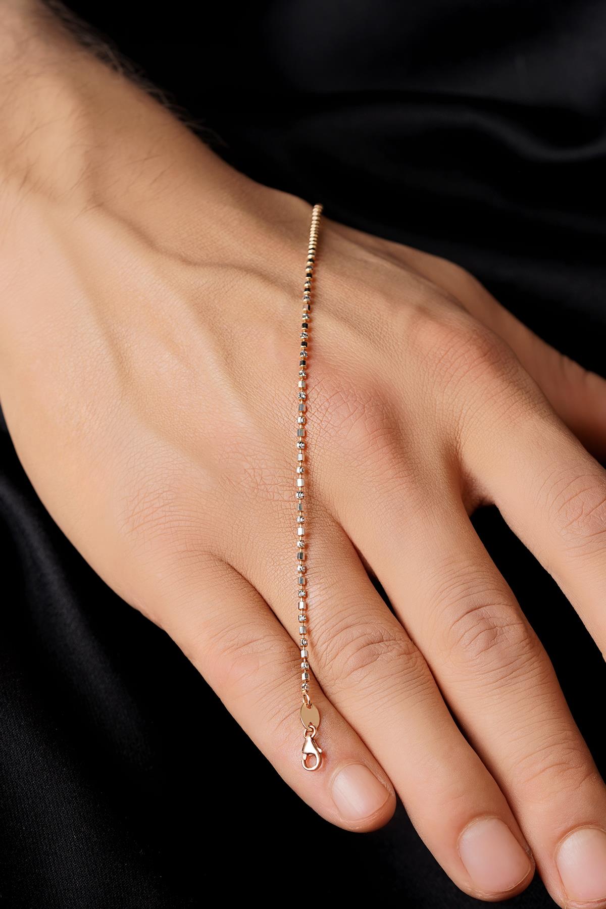 14ct Gold Elegant Dorica Ball Bracelet