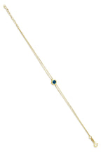 14ct Gold Evil Eye Bracelet