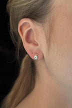 14ct Gold Evil Eye Earrings