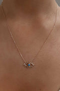 14ct Gold Evil Eye Necklace