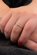 14ct Gold Evil Eye Ring