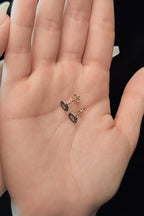 14ct Gold Evil Eye Stud Earrings