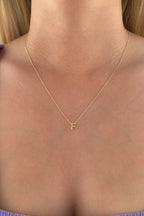 14ct Gold F Initial Necklace