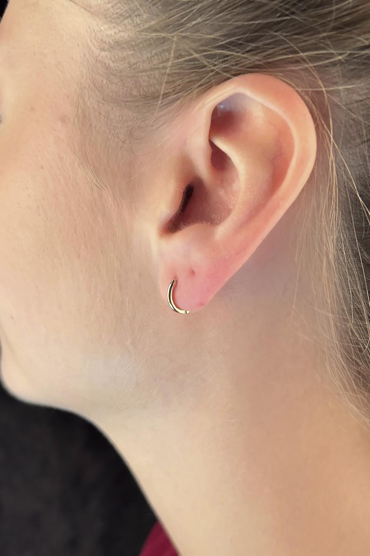 14ct Gold Filled Small Huggie Earrings 1