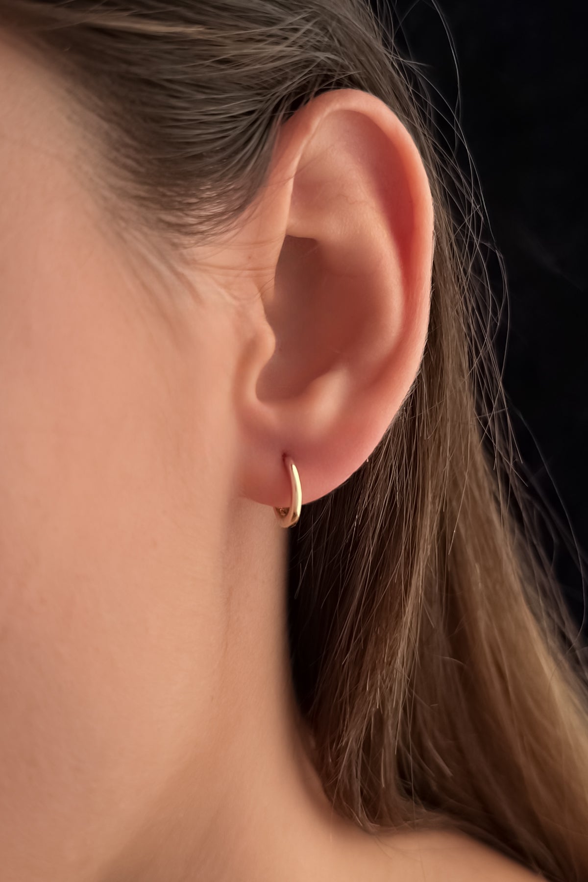 14K Gold Filled Small Huggie Earrings 2
