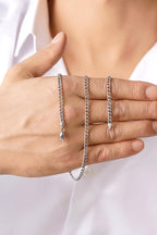 14ct Gold Flat Cuban Chain  0.143 inch