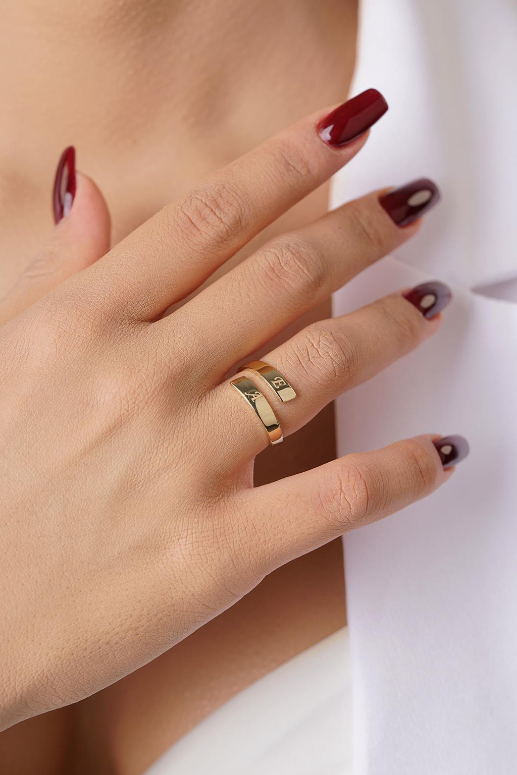 14ct Gold Fork Ring