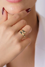 14ct Gold Fork Ring