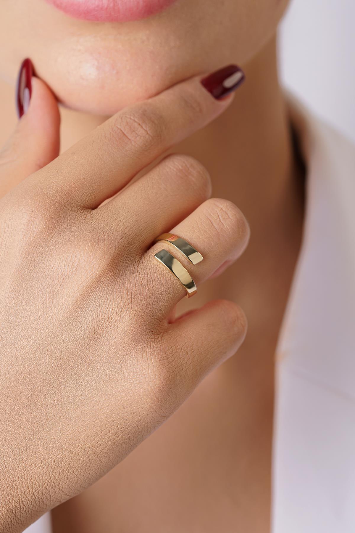14ct Gold Fork Ring