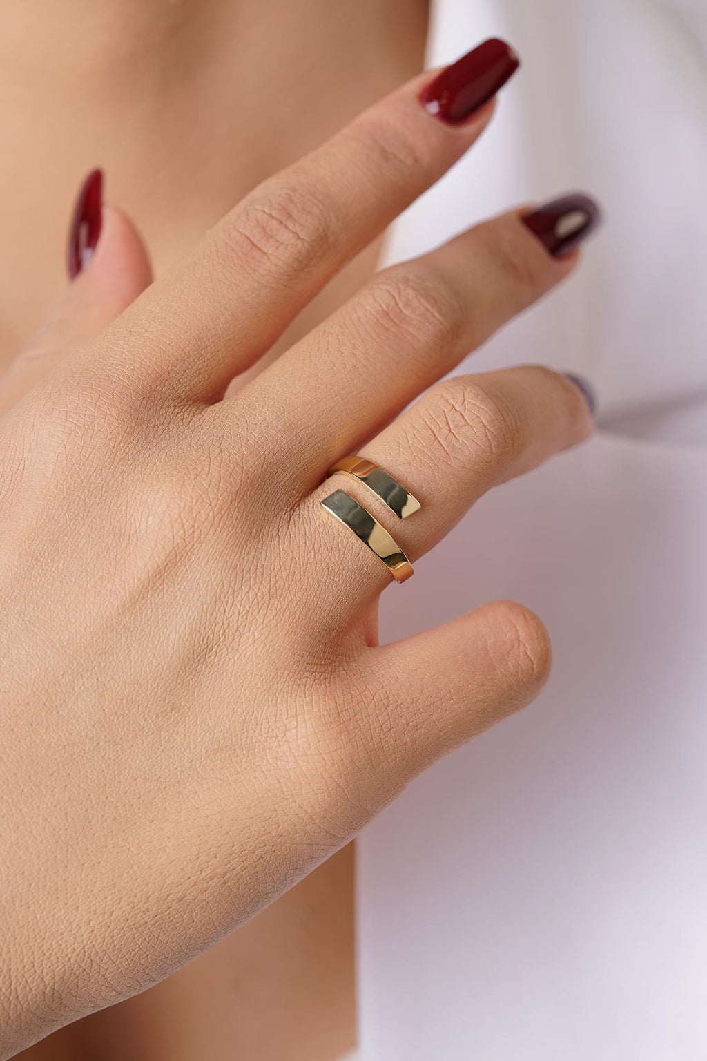 14ct Gold Fork Ring