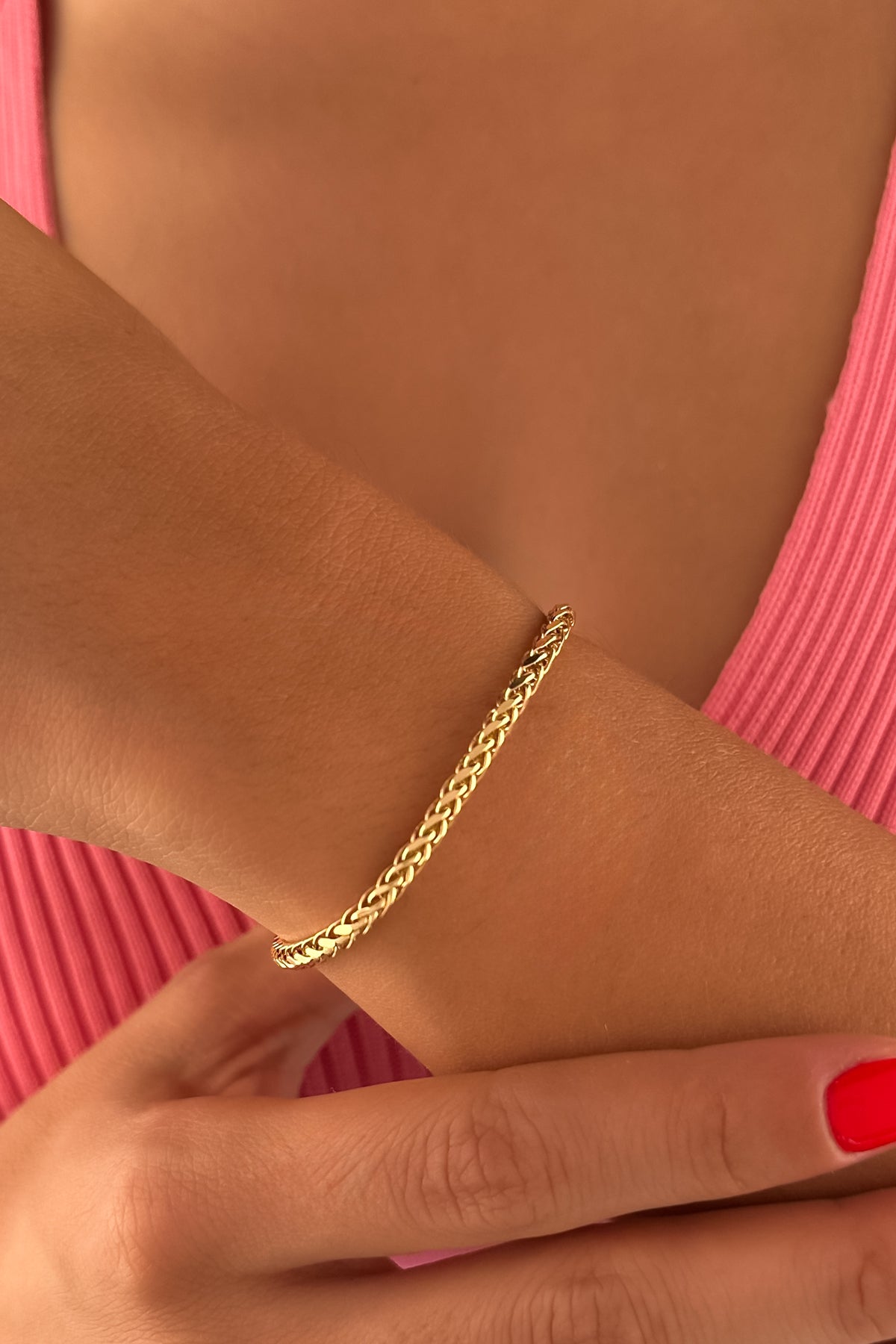 14ct Gold Franco Bracelet