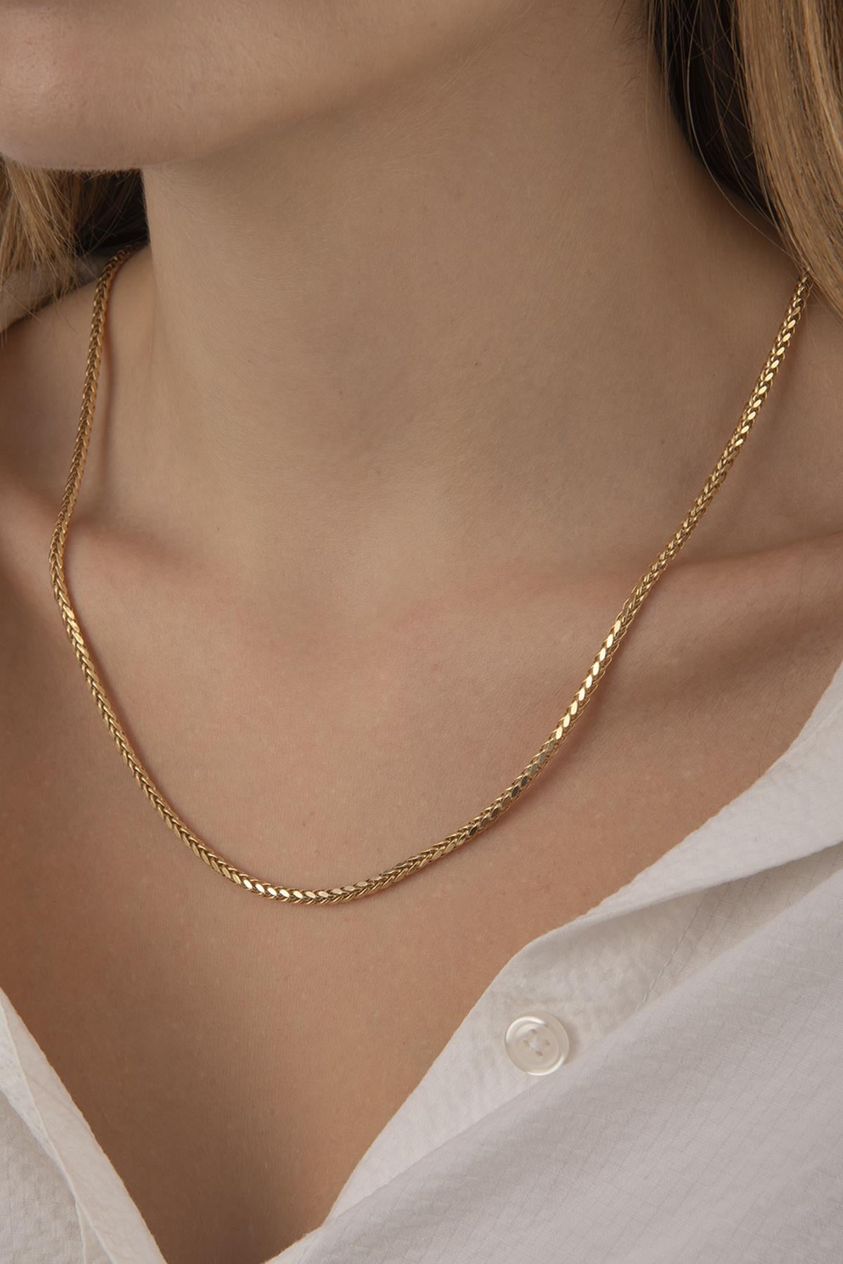 14K Gold Franco Chain  0.114 inch