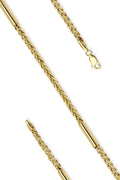 14ct Gold Franco Roller Chain Bracelet
