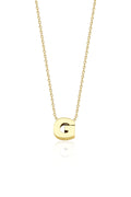 14ct Gold G Initial Necklace