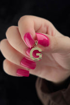 14ct Gold G Letter Mini Shine Pendant