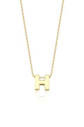 14ct Gold H Initial Necklace