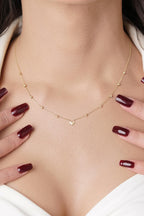 14ct Gold Heart Dorica Necklace