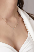 14ct Gold Heart Dorica Necklace