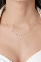 14ct Gold Heart Dorica Necklace