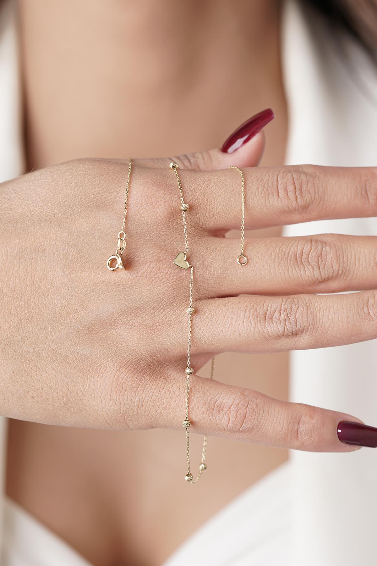 14ct Gold Heart Dorica Necklace