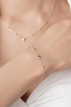 14ct Gold Heart Dorica Necklace