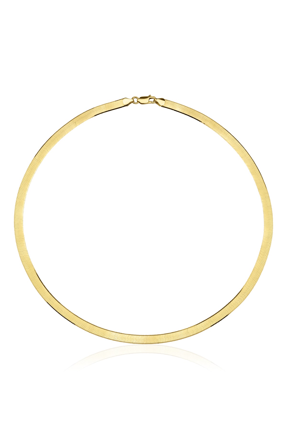 14K Gold Herringbone Chain  0.204 inch