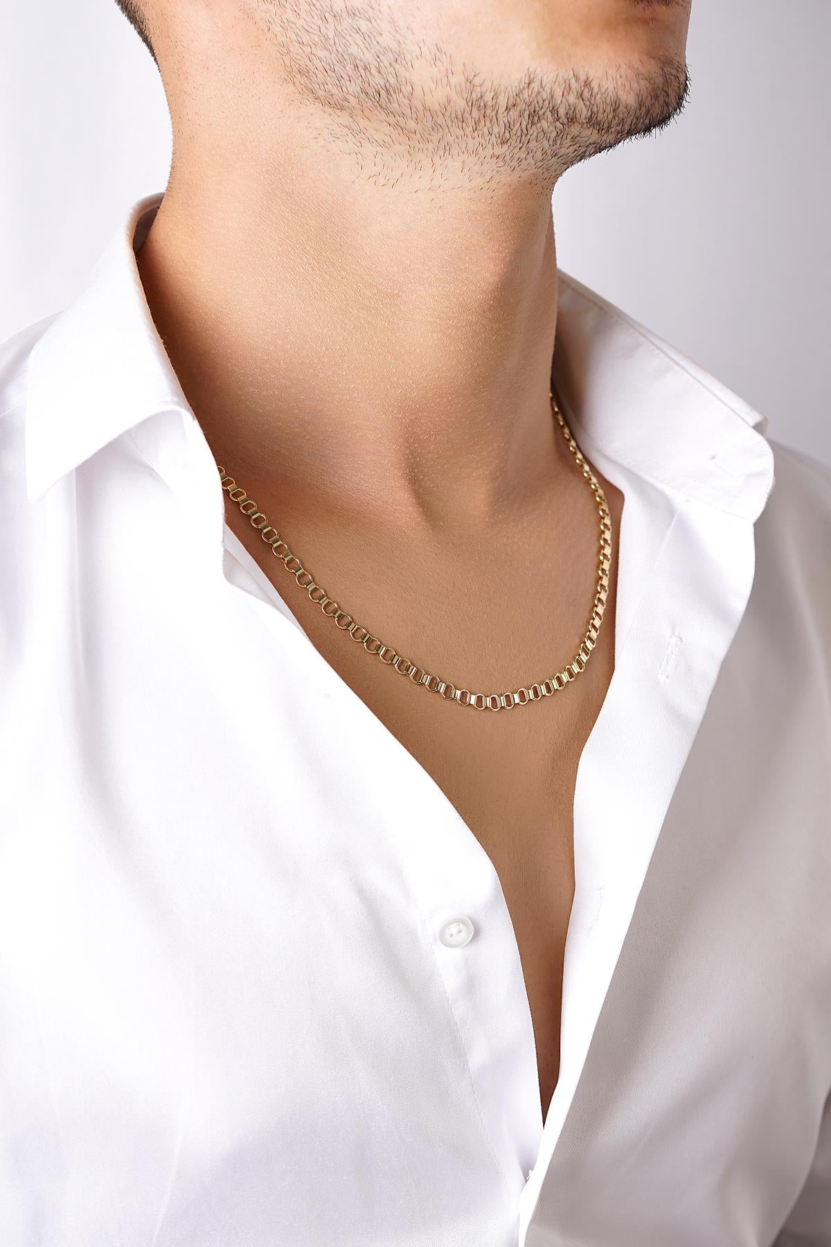 14ct Gold Holder Chain Necklace