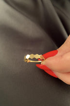 14ct Gold Honeycomb Ring 2