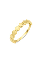 14ct Gold Honeycomb Ring