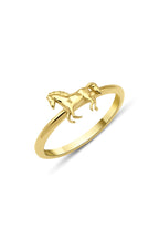 14ct Gold Hourse Ring