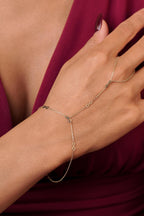 14ct Gold Infinity Hand Chain