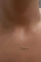 14ct Gold Infinity  Shape Necklace