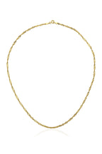14ct Gold Italian Snake Back Chain  With Sailor Lock   0.102 inch