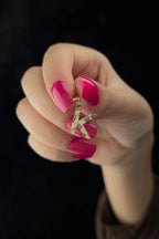 14ct Gold K Letter Mini Shine Pendant