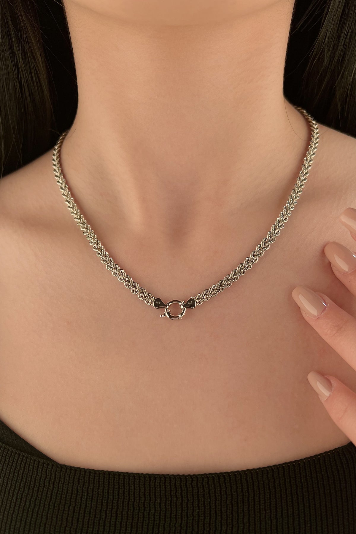 14K Gold Knitted Chain  0.188 inch