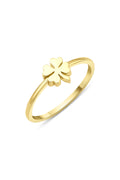 14ct Gold Leaf Clover Ring