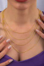 14ct Gold Light Rope Chain  0.059 inch