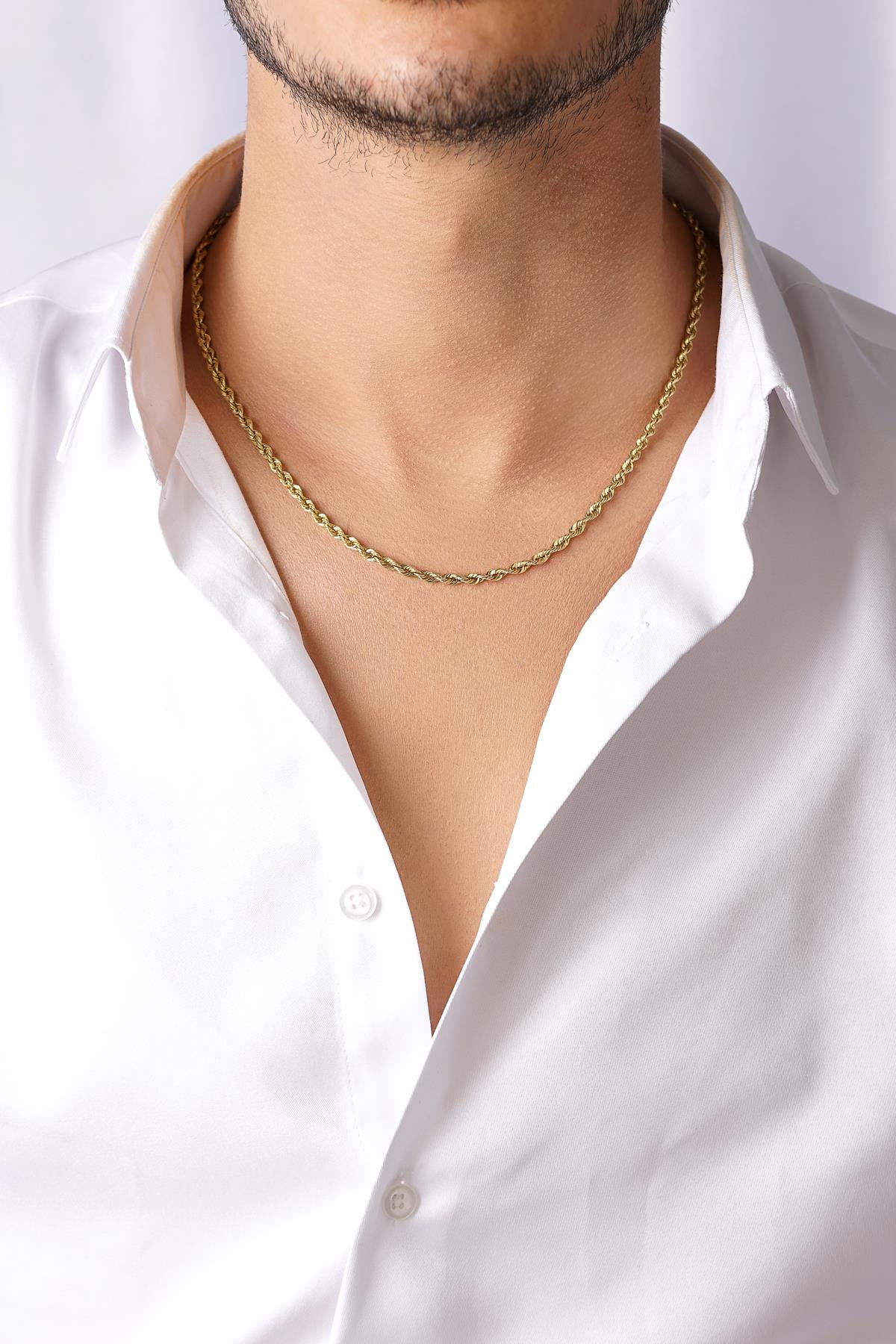 14ct Gold Light Rope Chain