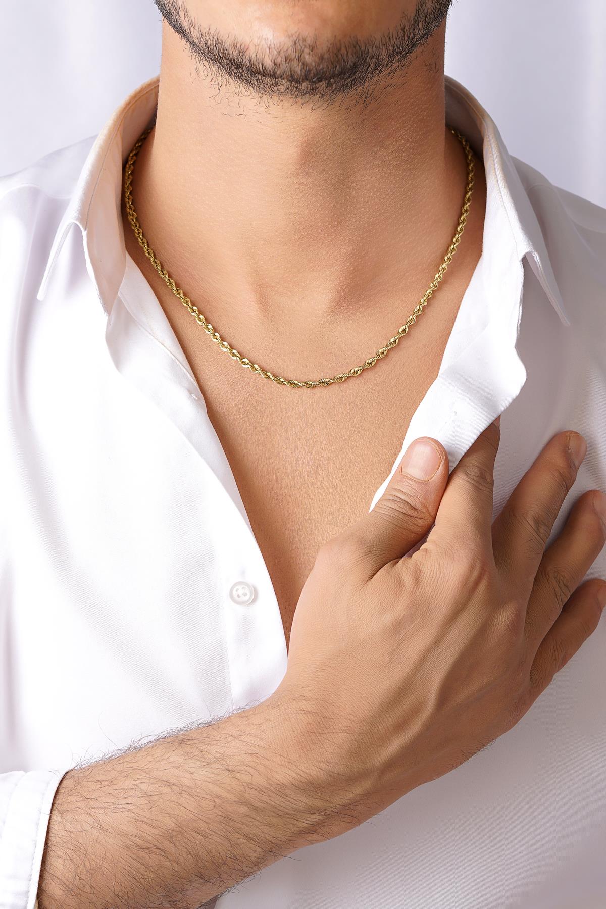 14ct Gold Light Rope Chain