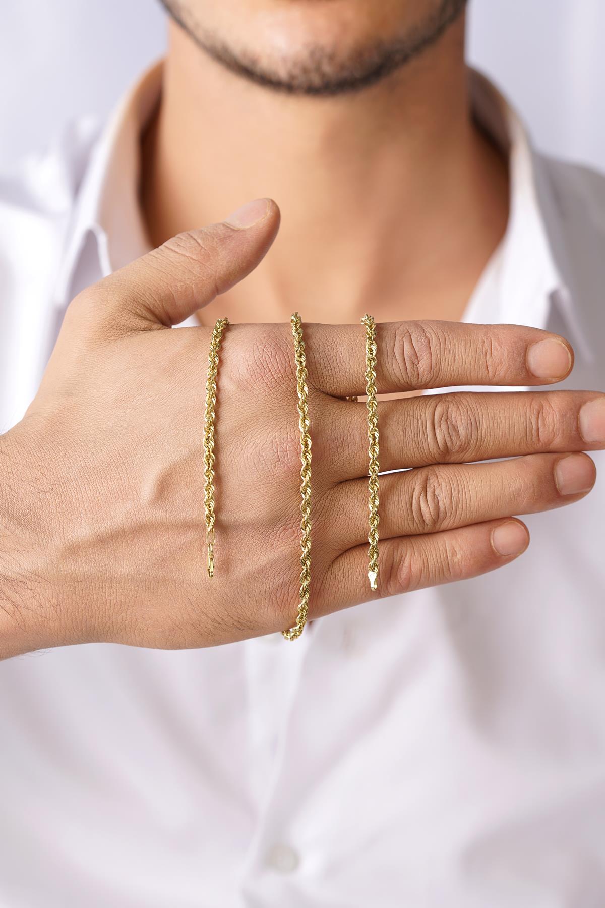 14ct Gold Light Rope Chain
