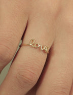 14ct Gold Love Ring