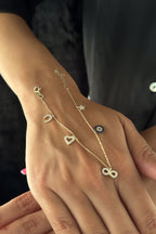 14ct Gold Lucky Charm Bracelet