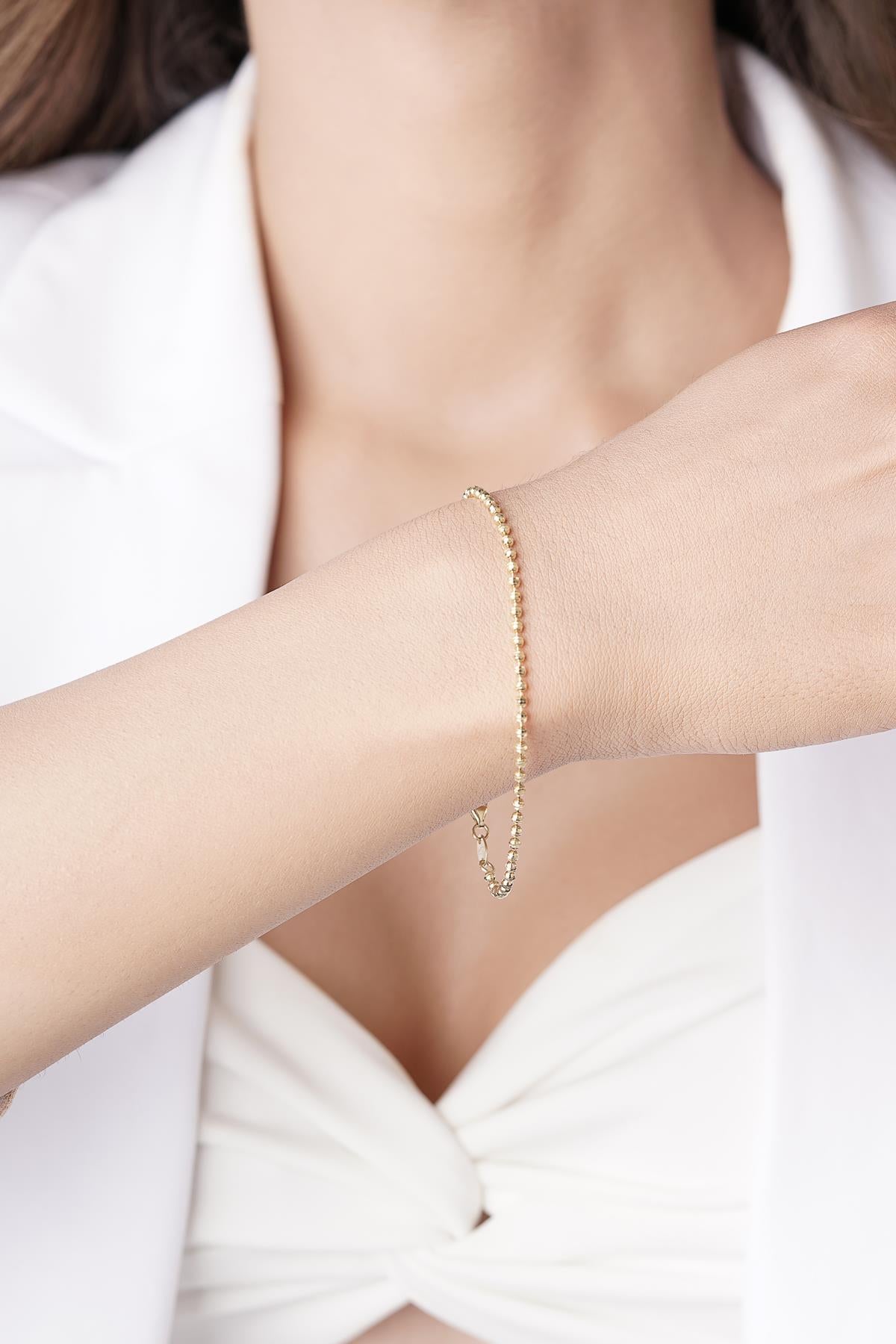 14ct Gold Luna Bracelet