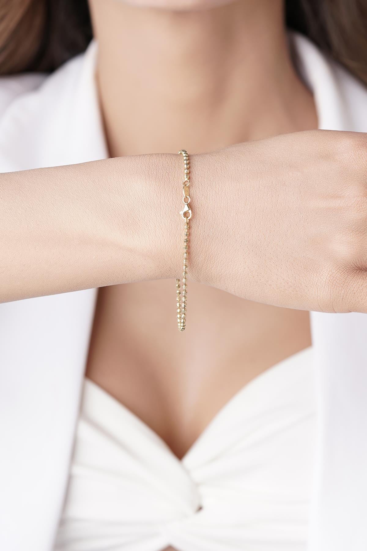 14ct Gold Luna Bracelet