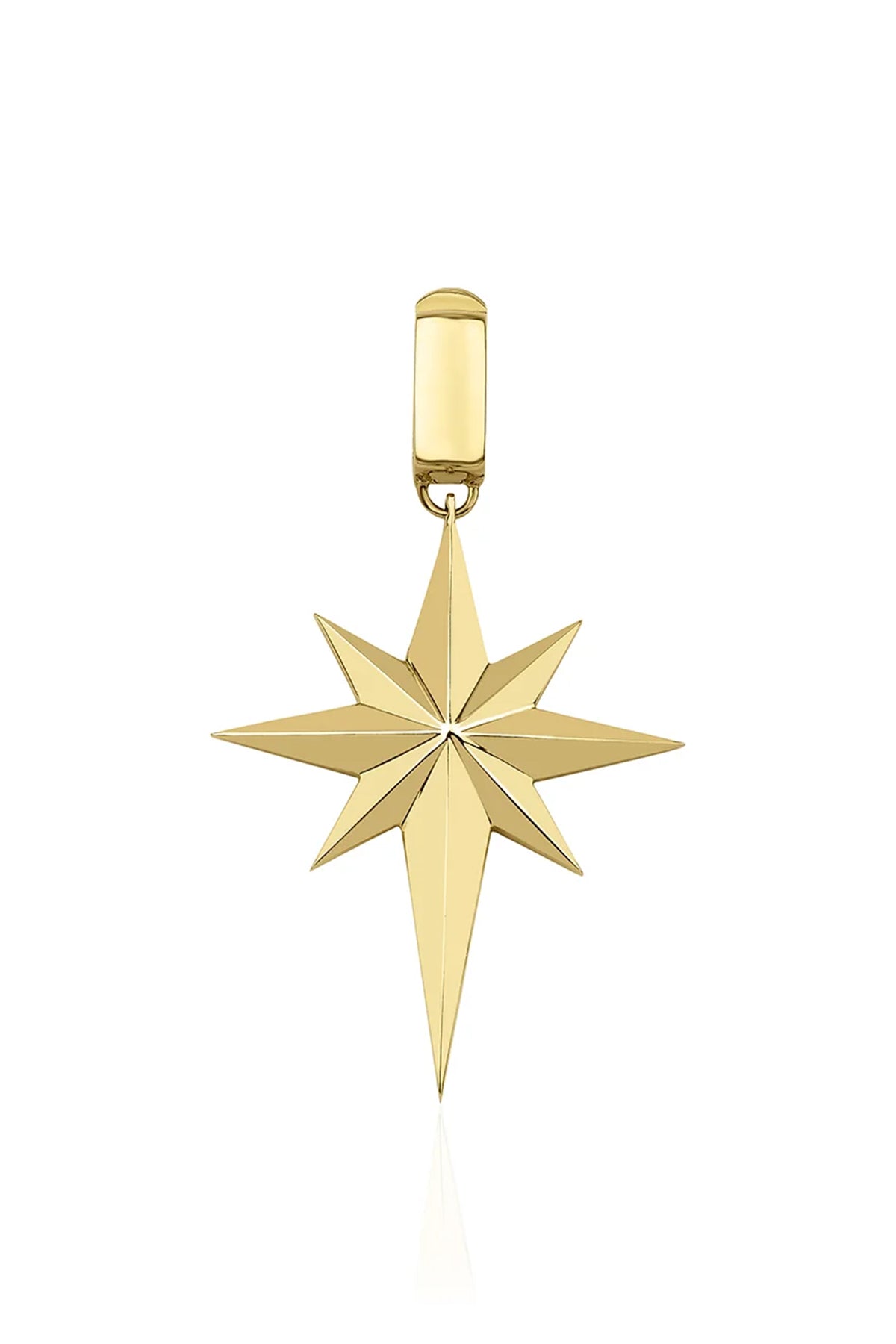 14ct Gold North Star Charm