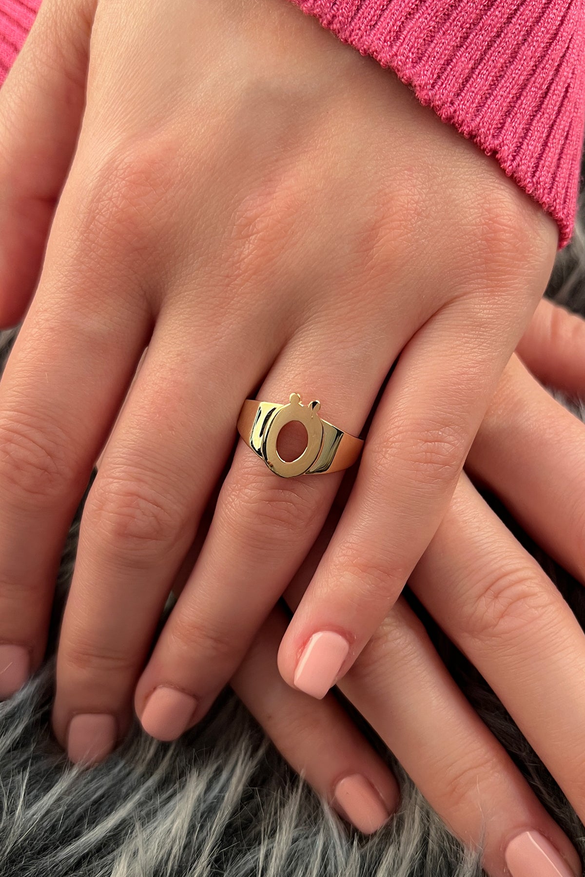 14ct Gold Ö Initial Ring