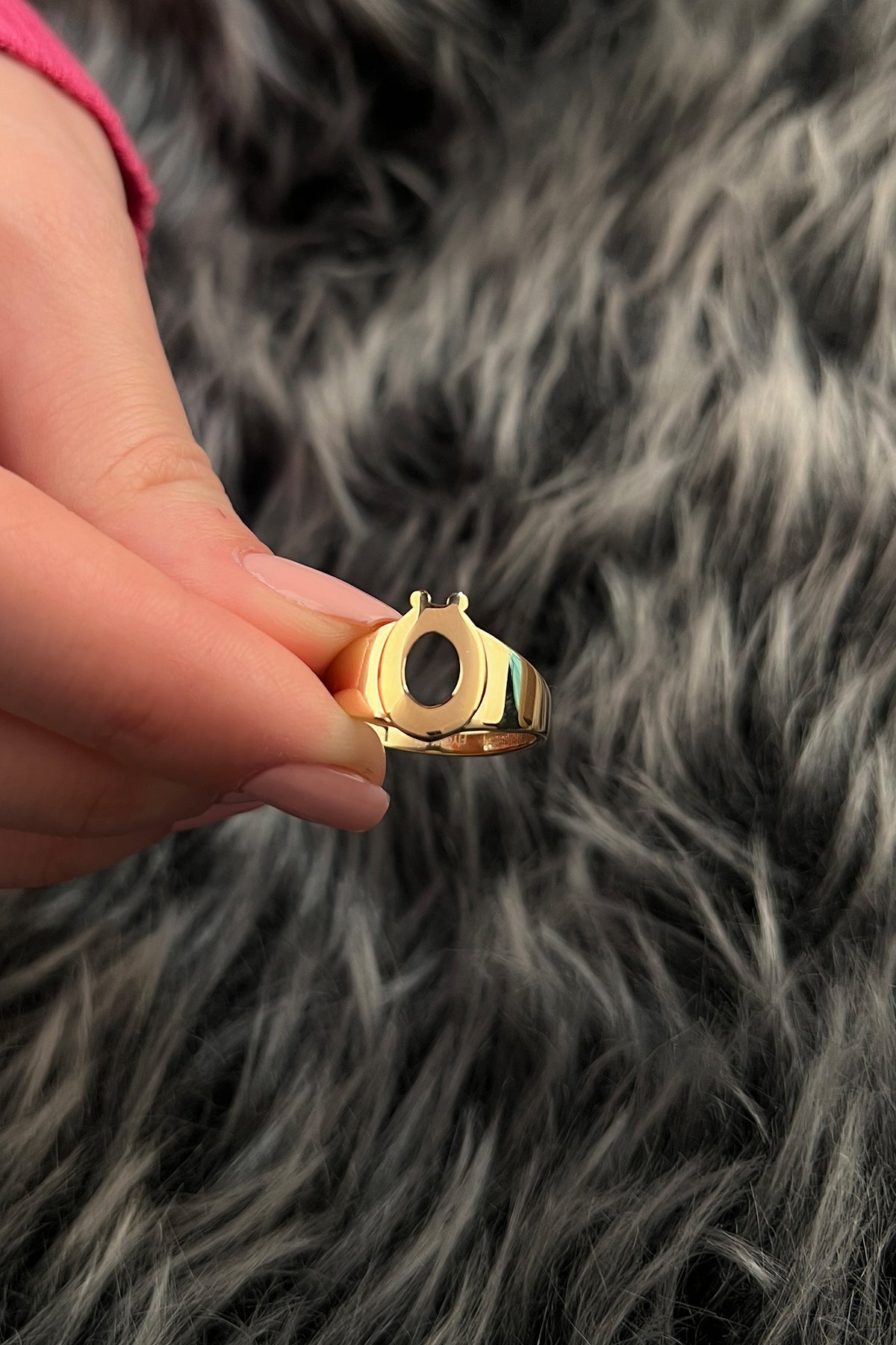 14ct Gold Ö Initial Ring