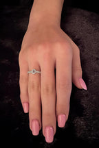 14ct Gold Oval Baguette Ring