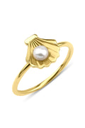 14ct Gold Oyster Pearl Ring